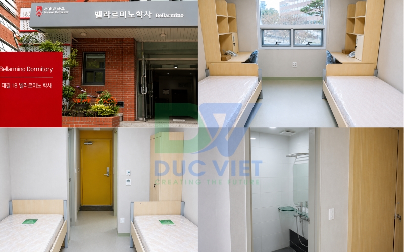 KTX trường Sogang hiện đại đáp ứng nhu cầu sống của các bạn DHS